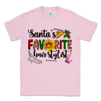 Bubblegum Pink santa's favorite  hair stylist Classic Tee - AdoDesignShop