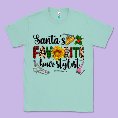 Santa's Favorite  Hair Stylist Classic Tee Designed By Adodesignshop