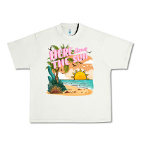 Pistachio here comes the sun Urban Heavy Tee - JahusDesignShop