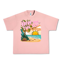 Salmon here comes the sun Urban Heavy Tee - JahusDesignShop