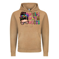 Vintage Camel wife mom boss messy bun Vintage Hoodie - Zillion Design Studio