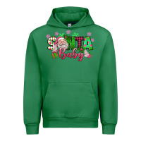 Emerald santa baby pink christmas Urban Hoodie - texasbilliewilder