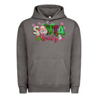 Pigment Tornado santa baby pink christmas Urban Hoodie - texasbilliewilder