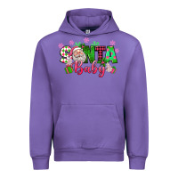 Tulip santa baby pink christmas Urban Hoodie - texasbilliewilder