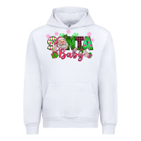 White santa baby pink christmas Urban Hoodie - texasbilliewilder