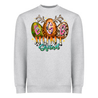 Heather Grey egg hunt squad Heavyweight Sweatshirt - RacoonDesign