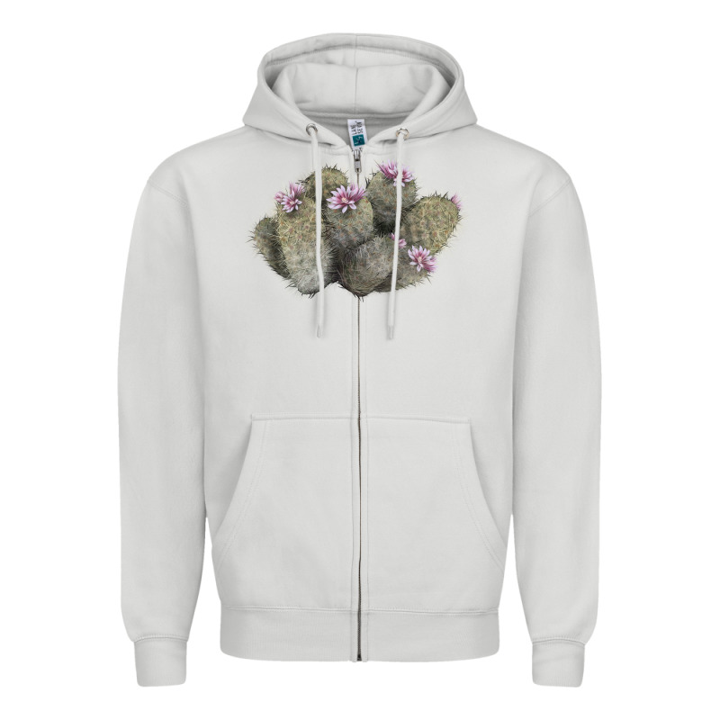 Cob Beehive Cactus Zipper Hoodie by LillyAllenDesigns | Teevron