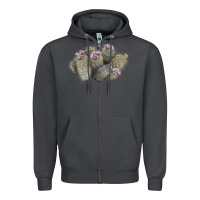 Smoke cob beehive cactus Zipper Hoodie - LillyAllenDesigns