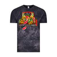 Cloud Black watermelon and truck Vintage Tee - HRA Design Shop