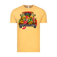 Vintage Mustard watermelon and truck Vintage Tee - HRA Design Shop
