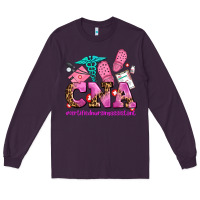 Plum cna certified nursing assistant Long Sleeve Tee - AdoDesignShop