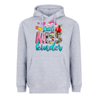 Heather Grey little miss kinder Heavyweight Hoodie - NancyCooperArtShop