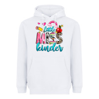 White little miss kinder Heavyweight Hoodie - NancyCooperArtShop