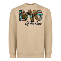 Mushroom lov of thecows Heavyweight Sweatshirt - CowhideDigitalArt