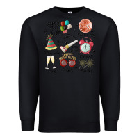 Black happy new year Premium Sweatshirt - MaliasSmallBusiness