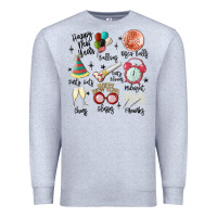 Heather Grey happy new year Premium Sweatshirt - MaliasSmallBusiness
