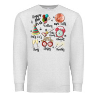 Oatmeal Heather happy new year Premium Sweatshirt - MaliasSmallBusiness
