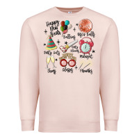 Pale Pink happy new year Premium Sweatshirt - MaliasSmallBusiness