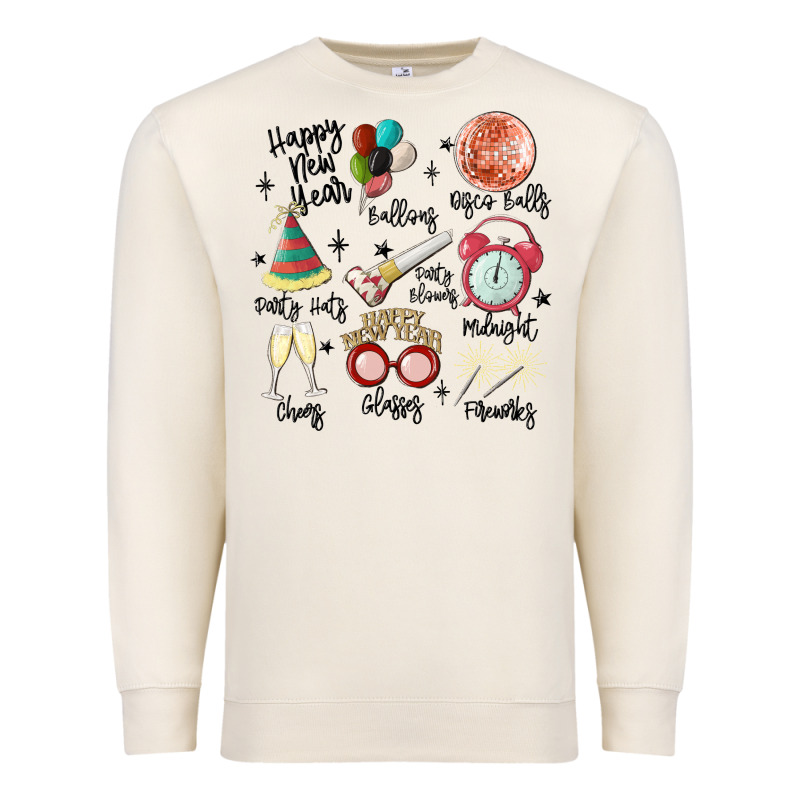 Happy New Year Premium Sweatshirt by MaliasSmallBusiness | Teevron