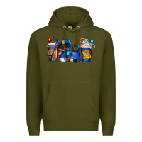 Army Green police coffee Premium Hoodie - Jasminsmagicworld