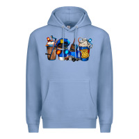 Colony Blue police coffee Premium Hoodie - Jasminsmagicworld