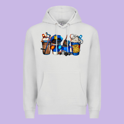 Police Coffee Premium Hoodie Designed By Jasminsmagicworld