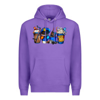 Purple police coffee Premium Hoodie - Jasminsmagicworld