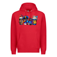 Red police coffee Premium Hoodie - Jasminsmagicworld