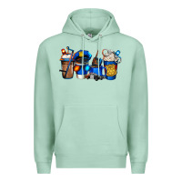 Seafoam police coffee Premium Hoodie - Jasminsmagicworld