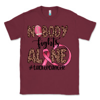 Burgundy nobody fights alone #tacklecancer Classic Tee - JahusDesignShop