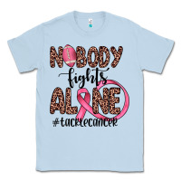 Dusty Blue nobody fights alone #tacklecancer Classic Tee - JahusDesignShop