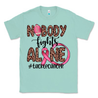 Seafoam nobody fights alone #tacklecancer Classic Tee - JahusDesignShop