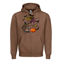Chestnut Witch Zipper Hoodie - NancyCooperArtShop