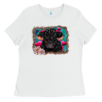 White v.d belted galloway cow Ladies Tee - AdoDesignShop