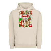 Pigment French Oak santa's favorite lvn Urban Hoodie - texasbilliewilder