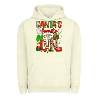 Pigment Pistachio santa's favorite lvn Urban Hoodie - texasbilliewilder