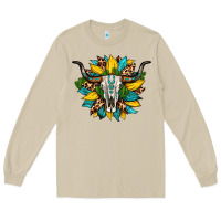 Mushroom bull skull gemstone cactus leopard sunflower Long Sleeve Tee - Artiststas