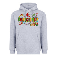 Heather Grey christmas phlebotomist Heavyweight Hoodie - MaliasSmallBusiness