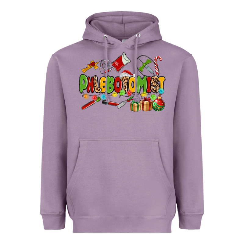 Christmas Phlebotomist Heavyweight Hoodie by MaliasSmallBusiness | Teevron