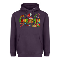 Plum christmas phlebotomist Heavyweight Hoodie - MaliasSmallBusiness