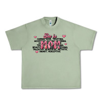 Oil Green she is mom compliment words Urban Heavy Tee - JahusDesignShop