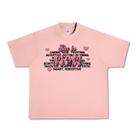 Salmon she is mom compliment words Urban Heavy Tee - JahusDesignShop