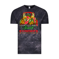 Cloud Black sweet summer watermelon and truck Vintage Tee - HRA Design Shop