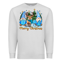 Dove Grey merry christmas gnome Premium Sweatshirt - MaliasSmallBusiness