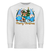 Oatmeal Heather merry christmas gnome Premium Sweatshirt - MaliasSmallBusiness