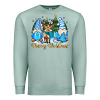 Seafoam merry christmas gnome Premium Sweatshirt - MaliasSmallBusiness