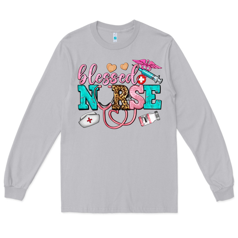 Blessed Nurse Long Sleeve Tee by AdoDesignShop | Teevron