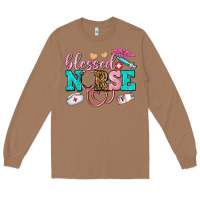 Toasted Coconut blessed nurse Long Sleeve Tee - AdoDesignShop