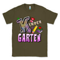 Army Green kindergarten Classic Tee - RanaPortraitStore