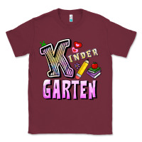 Burgundy kindergarten Classic Tee - RanaPortraitStore